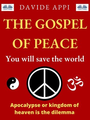 cover image of The Gospel of Peace. You Will Save the World
